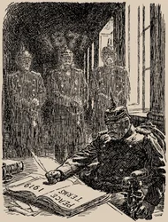 Geister in Versailles. Punch, 7. Mai 1919, 1919