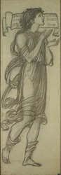 Samuel (Entwurf für das Ostfenster der Lady Chapel)