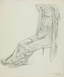 Sitzende weibliche Figur