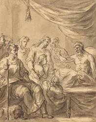Jakob erlaubt Benjamin, mit seinen Brüdern nach Ägypten zu gehen