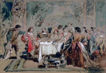 Bankett im Haus von Lucentio, 1859
