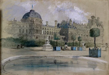 Die Tuilerien, Paris, Frankreich, 1846