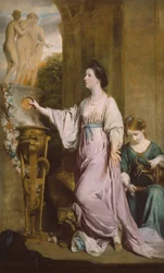 Lady Sarah Bunbury opfert den Grazien, 1763-65
