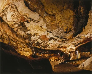 Das mythische Einhorn von Lascaux und andere Lascaux-Gemälde, die vor über 17.000 Jahren entstanden sind