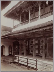 Buddhistischer Tempel in Kandy, Ceylon, ca. 1880er