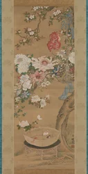Blumen und Goldfische, 18. Jahrhundert