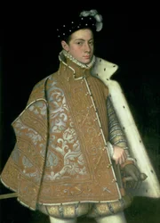 Alessandro Farnese (1546-92), später Gouverneur der Niederlande (1578-86), Sohn von Margarete von Parma (1522-86) und Ottavio Farnese, Herzog von Parma (1520-86), ca. 1561