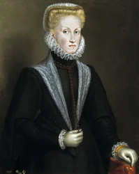 Porträt von Anna von Österreich 1549-1580, Königin von Spanien und Portugal, 1573
