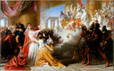 Athaliahs Bestürzung bei der Krönung von Joasch, ca. 1858