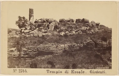 Tempel des Herkules. Girgenti.