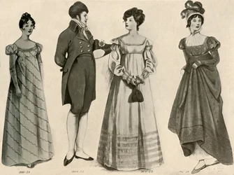 Kleidung aus den Jahren 1800-1808, 1903, 1937