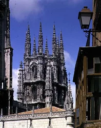 Die Laterne (Cimborio), wahrscheinlich entworfen von Juan de Langres (fl. ca. 1522-40), gebaut von Felipe Vigarny und Juan de Vallejo (fl. ca. 1518-69), fertiggestellt 1568