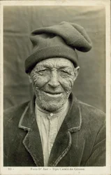 Alter Mann von Girona, Spanien
