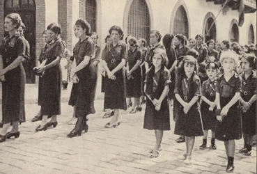 Frauenabteilung der Falange-Bewegung in Spanien unter der Herrschaft von Francisco Franco