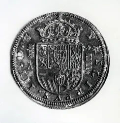 4 Reales Münze aus der Herrschaft von Philipp III. (Silber)