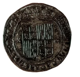 Münze von 4 spanischen Reales von Kastilien