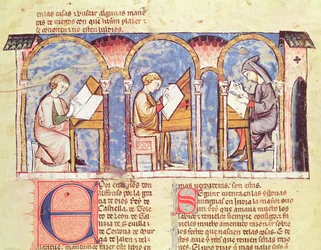 Spieltischmacher, aus dem Buch der Spiele, Schach, Würfel und Bretter, 1282