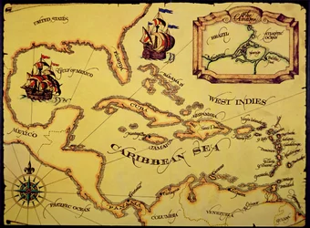 Karte des spanischen Hauptgebiets