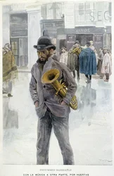 Musik auf den Straßen: Musiker - Bettler in Madrid