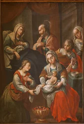 Heiligtum (Santuario de Queralt). Die Kirche. Innenraum. Gemälde. 19. Jahrhundert