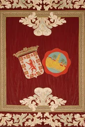 Wandteppich aus der Halle der Mosaiken im Alcázar der christlichen Könige