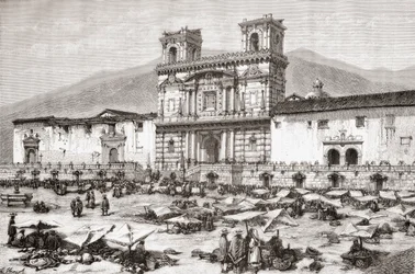 Die Kathedrale, Plaza de la Independencia alias La Plaza Grande, Quito, Ecuador