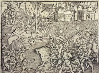 Die Eroberung von Peru, Illustration aus 