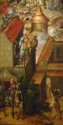 Der Mord an Montezuma und die Plünderung seines Schatzes