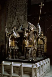 Grab des Seefahrers Christoph Kolumbus (1451-1506). Kathedrale von Sevilla, Spanien