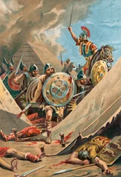 Viriathus in der Schlacht