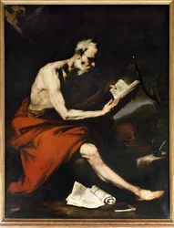 Heiliger Hieronymus beim Lesen