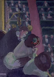 Der Balkon in der Alhambra ca. 1912