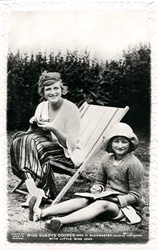 Gladys Cooper 1888-1971, englische Schauspielerin, mit ihrer Tochter Joan, frühes 20. Jahrhundert