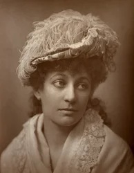 Lucy Buckstone, britische Schauspielerin, 1884