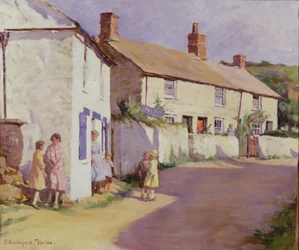 Dorfszene, Newlyn