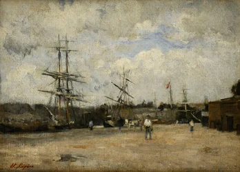 Der Hafen von Rouen; Le Port de Rouen