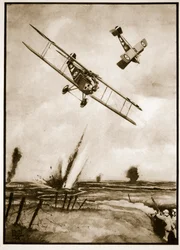 Grabenbeschuss, Illustration aus 