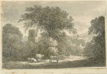 Aldridge Kirche: Gravur, 1762-1802