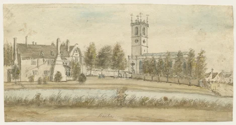 Burton-upon-Trent Abbey: Aquarell, undatiert [ca. 1795]