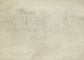 Caverswall Schloss: Bleistiftzeichnung, undatiert [ca. 1800]
