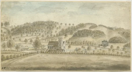 Colwich Kirche und Oakedge House