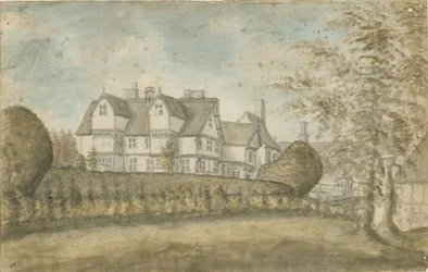 Eccleshall - Biana Halle: Aquarell, 1795