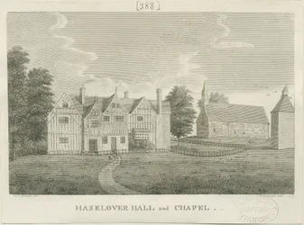 Haselour Kapelle: Gravur