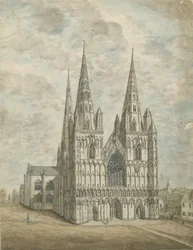 Lichfield Kathedrale - Westfront