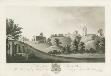 Nordostansicht von Tutbury Castle