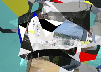 Abstrakte urbane Geometrie