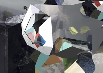 Fragmentierte geometrische Abstraktion