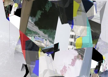 Fragmentierte urbane Ansicht