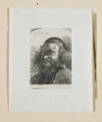 Büste eines lächelnden jungen Mannes