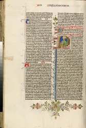 Initiale P: Heiliger Paulus